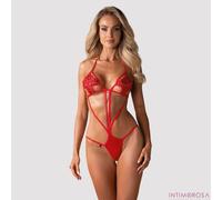 Body Mujer Súper Sexy Rojo Luiza A Tanga Obsessive