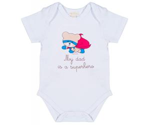 Body Nanan para bebé Mi papá es un superhéroe - 1 mes Nanan