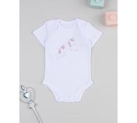 Body niña blanco con unicornios