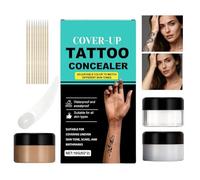 Body Paint Concealer, Portable Makeup Cover Cream, Long Lasting Leg Coverage Formula with Smooth Blend, Lightweight Cosmetic Camouflage Cream, Creative Beauty Design, Daily Use for Cosplay Events