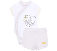 Body + pantalón para bebé blanco y beige Dumbo Disney, beige, 0 Months