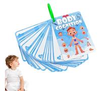 Body Parts Flash Cards, Educational Learning Cards, Fun Learning Tool, Cognitive Education Resource, Beginner Reading Aid, Toddler Learning Cards, Preschool Education Materials, Interactive Flash Card