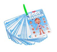 Body Parts Learning Flash Cards, 36 Fun Educational Cards, 4.33x3.15