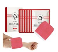 Body Peeling Pad - Scrub Sponge | Textured Viscose Fiber with Elastic Wrist Strap, Dead Skin Remover Mitt, Deep Cleansing Bath Tool for Smooth Body Care Routine