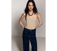 Body poliamida tirante fino BEIGE XL