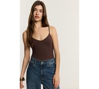 Body poliamida tirante fino CHOCOLATE XL