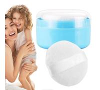 Body Powder Container Dispenser Case With Puff | Powder Case,Lightweight Cosmetic Dusting Box | Body Powders Container Powders Powders Puff For After Bath