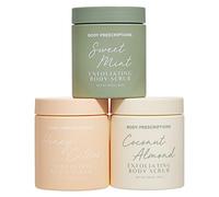 Body Prescriptions Exfoliante corporal - Exfoliante corporal - Limpiador corporal para piel nutrida y ultrasuave, miel, cítricos, coco y almendras