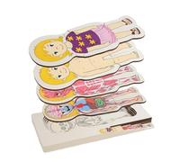 Body Puzzles Kids Toddler Anatomy Toy, Wooden Human Body Puzzle with Interactive Learning Activity Features for Preschool Travel Home School Classroom Bedroom Play 30x14.8x2cm/11.81x5.83x0.79 pulgadas