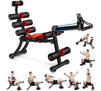 BODY RHYTHM Wonder Master - Equipo de entrenamiento abdominal y central 22 en 1, máquina de remo plegable y ajustable, entrenamiento de fuerza central y entrenamiento abdominal con 22 formas de