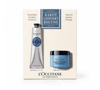 Body routine set l'occitane en provence: shea butter, hydrating, hand