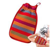 Body Scrubber Glove, Back Washing Mittens, Pure Rayon Fabric, Deep Cleansing Exfoliation, Soft And Reutilizable Design, Ideal para hogar, Dorm, Travel, And Spa Use