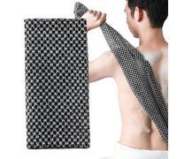 Body Scrubber - Shower Loofah for Skin Cleansing | Soft Mesh Material with Gentle Bristles, Easy Grip Handle, Promotes Smooth Skin, Spa-Like Bath Experience at Home 8.27x39.37 in