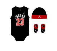 BODY SET-3 JORDAN 23 JERSEY NEGRO ROJO BLANCO LJ0208-023