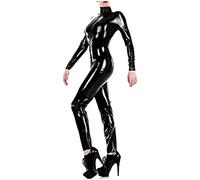 Body Sexy De Goma 100% Látex Para Mujer Medias Deportivas Negras,Negro,yo