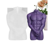 Body Shape Candle Mold - 3D Body Shape Silicone Mold | DIY Candle Resin Pillar Aromatherapy Candles Wax Soap Flower Specimen Clay Craft