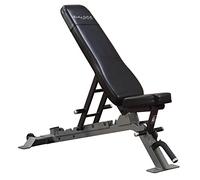 Body-Solid Banco Multiposición Pro Clubline Ajustable Musculación 450kg | Respaldo De -18° A 80°, Asiento En 0° 10° Y 18°, Peso 40,8 kg, Dimensiones 168,7 x 63,7 x 45,5 cm
