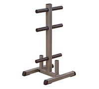 Body-Solid Soporte Para Discos Olímpicos y Barra GOWT - 6 Postes Para Discos - 2 Postes Para Barras - Capacidad Carga 454kg