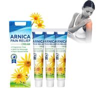 Body Soothing Massage Cream,Natural Arnica Cooling Cream for Nourishing & Relief Your Muscles & Joints,Suitable for Shoulder,Elbow,Knee & Back (3)