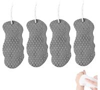 Body Sponge,Magic Exfoliating Bath Sponge,3D Super Soft Exfoliating Bath Sponge,Magic Sponge for Skin (Gray)