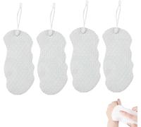 Body Sponge,Magic Exfoliating Bath Sponge,3D Super Soft Exfoliating Bath Sponge,Magic Sponge for Skin (White)