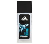 Body spray adidas ice dive, fórmula refrescante y energizante, aroma