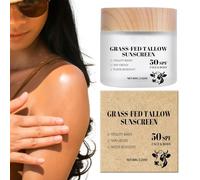 Body Sunscreen, 60g UVA UVB Protection Natural Sunscreen, Non-Greasy Moisturizing Skin Care UV Protection, Grass-Fed Sun Block Daily for All Types, Men and Women