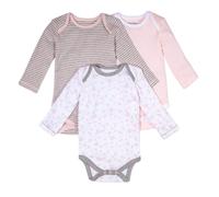 Body unisex para beb Burts Bees Baby, paquete de 3, mono de manga corta y larga, 100 % algod n org nico, color Dusty Dandelions, talla 3 meses,