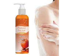 Body Wash Cleanser - Natural Odor Control, Persimmon Shower Gel for Sensitive Skin for Dry Oily Sensitive Adults Women Seniors Home Travel Daily Gym Workout Gentle Hydrating Refreshing Skin Care