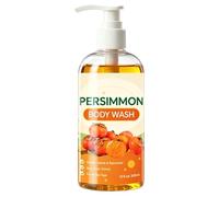 Body Wash Women, Hydrating Shower Gel, Persimmon Hidrating Bath Wash 300ml, for Travel Sports Bath Face Hand Dry Skin Summer Winter Women Men Use, Skin Care Cleanser, Daily Moisturizing Bodywash