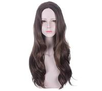 Body Wavy Cosplay Wig Ombre Brown Middle Part Synthetic hair For Women Anime Cosplay Party 70cm Long wigs + wig cap common wig OM-10