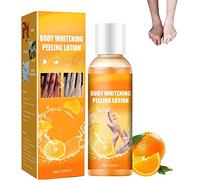 Body Whitening Cream Peeling Lotion | 100ML Orange Peeling Lotion | Skin Lightening Brightening Flawless | Dark Spot Corrector Cream For Hand | mild Exfoliate Removes Dirt Improves Body Skin