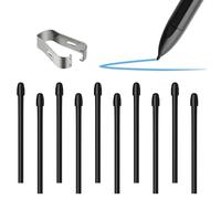 BODYA 10 puntas de repuesto para rotulador para 2 puntas de plástico duraderas con herramienta de extracción