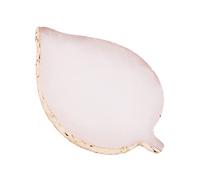 BODYA Resina en forma de hoja Nail Art Palette Gel Polish Color Mixing Pallet Nail Drawing Paint Plate Herramienta de manicura DIY para pintar, colocar cosas, hacer uñas