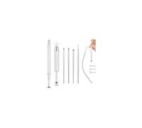 BodyAce 14G 16G 18G 20G Piercing Taper Bola Pinza Acero Inoxidable Herramientas para Cambio de Joyería Threadless Piercings Threader Tool Set para oreja/nariz/ombligo/labios, Acero inoxidable