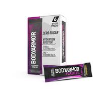 BODYARMOR Flash IV - Paquetes de electrolitos, uva, mezcla de bebida sin azúcar, paquetes de una sola porción, agua de coco en polvo, hidratación para entrenamiento, artículos esenciales de viaje