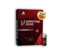 BODYATHLON - L Carnitina 3000 Líquida Extreme XT- Sabor Cola- Con Taurina y Guaraná- Suplemento Deportivo- Alta concentración- 20 Viales (Viales, Cola)