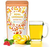 Bodyblooms te detox depurativo potente con sabor a limonada sin te verde. Infusiones para purificar efecto diurético, infusion desintoxicante drenante fuerte. Te frio/caliente Royal Lemonade 100gr