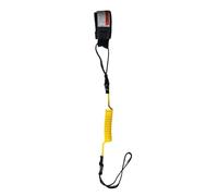 Bodyboard Wrist Leash, Elastic Lightweight Surfboard Strap, Coiled Safety Cord, Heavy Duty Surfing Accessory, Adjustable Padded Wristband