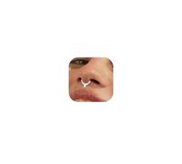 BodyBonita Septum 16G Acero Inoxidable 316L Con Circonia Cúbica - Aro Nariz, Helix, Tragus, Daith, Rook - Pendientes Aros Plata 10mm Celestial Array Para Hombre y Mujer