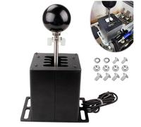 BODYGAD Palanca De Cambios USB Para Logitech G29/G27, PC USB H Cambio De Engranajes Para Volante De Carreras Thrustmaster T300RS secuencial H Gear Shifter Negra 7+R Compatible Con Racing Games