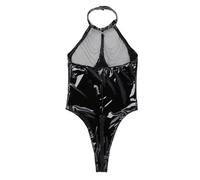 BodyGo Lencería Mujer Sexy Babydoll Camisón Ropa Club Crop Top Camis Abierta Bodysuit Lingerie Transparente Negro