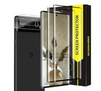 Bodyguard 2 + 2 Pack de cristal templado para Google Pixel 6 Pro de cristal de dureza 9H antiarañazos, cobertura 3D completa de cristal protector, burbuja libre, HD claro Pixel 6 Pro protector de