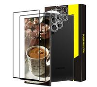 Bodyguard 2 + 2 Pack de cristal templado para Samsung Galaxy S24 Ultra 5G, dureza 9h arañazos, protección de pantalla, cámara de vidrio, antihuellas dactilares, cubierta 3D sin burbujas, HD S24 ultra