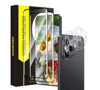 Bodyguard 2+2 piezas de vidrio templado para Honor 400 Pro 5G, 9H Dureza cristal protección+cámara trasera, alta sensibilidad, 3D cobertura completa, alta definición Honor 400 Pro protector de