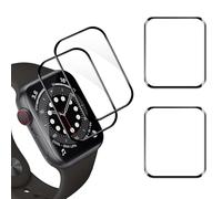 Bodyguard 2 - Pack de cristal templado para Apple Watch Series 4/5/6/SE/SE2/SE3 (40 mm), sin burbujas, antihuellas, antigolpes, protección de cristal, alta sensibilidad, HD transparente Apple Watch 40