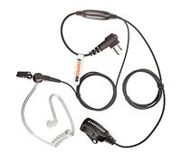 Bodyguard - Auricular para radio de tubo acústico de 2 pines HYT HYTERA Radio: TC265, TC268, TC270, TC365, TC366, TC368, TC370, TC380