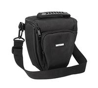 Bodyguard Colt Easy Funda Cámara Reflex, Negro, Canon EOS m50, Camera Bag | Apto para Nikon D800 D3500 D5300 D5600 D7500, Canon EOS 2000D 4000D 750D 200D 77D 80D, funda camara, bolsa camara fotografica