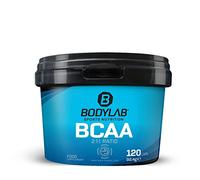 Bodylab24 BCAA 120 cápsulas, 1200mg BCAA en una proporción de 2:1:1 por porción, contiene L-Leucina, L-Isoleucina y L-Valina, fácil dosificación debido a la práctica forma de cápsula