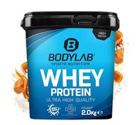 Bodylab24 Whey Protein Powder Caramelo salado 2kg, polvo rico en proteína para músculos más fuertes, la proteína de suero puede promover la construcción de músculo, con 80% de proteína, sin aspartamo